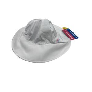 Rufle Butts Rugged Butts Hat Toddler Baby White Sun Protective Beach Hat O-6m